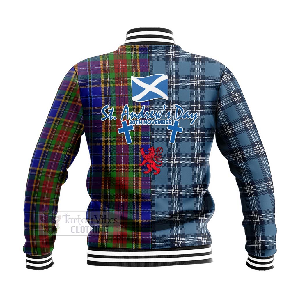 Beattie (Beatty) Tartan Baseball Jacket Happy St. Andrew's Day Half Tartan Style - Tartan Vibes Clothing