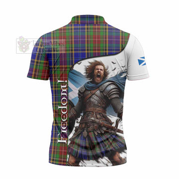 Beattie (Beatty) Crest Tartan Zipper Polo Shirt Inspired by the Freedom of Scottish Warrior - Tartan Vibes Clothing