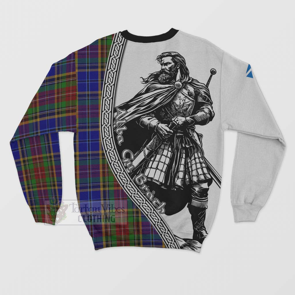 Beattie (Beatty) Tartan Clan Crest Sweatshirt with Highlander Warrior Celtic Style - Tartan Vibes Clothing