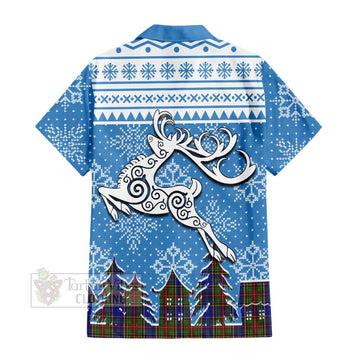 Beattie (Beatty) Clan Christmas Hawaiian Shirt Celtic Reindeer Style - Tartan Vibes Clothing