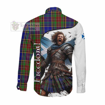 Beattie (Beatty) Crest Tartan Long Sleeve Button Shirt Inspired by the Freedom of Scottish Warrior Men's Shirt - Tartan Vibes Clothing