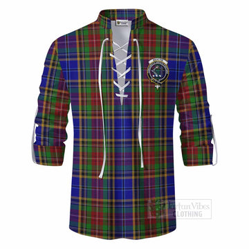Beattie (Beatty) Tartan Ghillie Kilt Shirt with Family Crest DNA In Me Style - Tartan Vibes Clothing