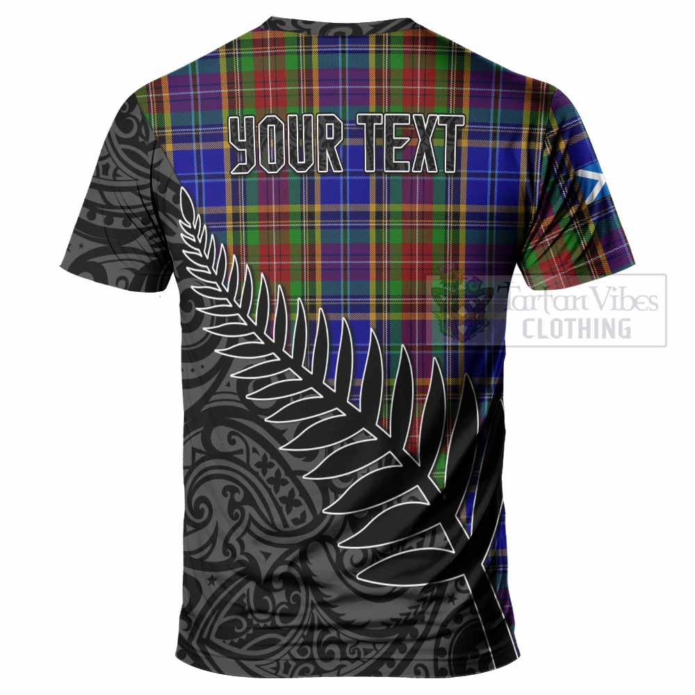 Tartan Vibes Clothing Beattie (Beatty) Crest Tartan T-Shirt with New Zealand Silver Fern Half Style