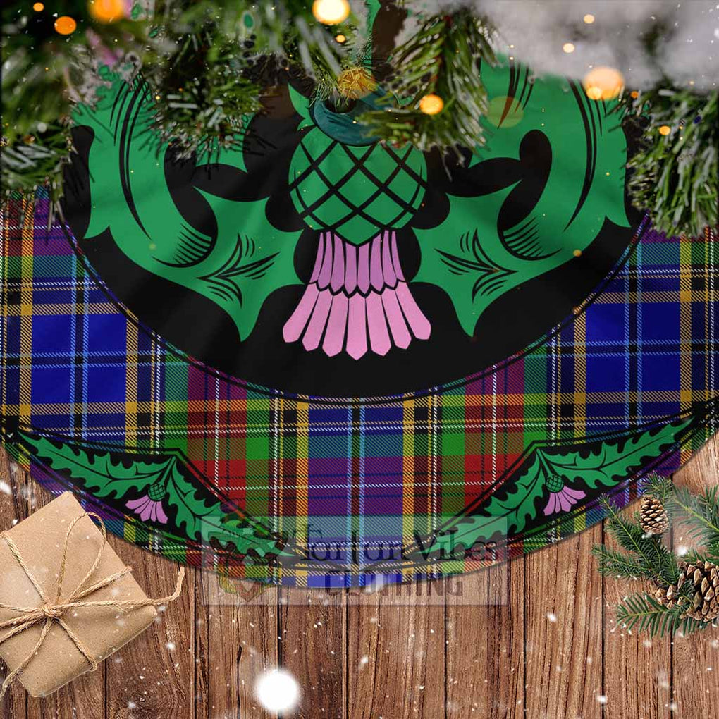 Beattie (Beatty) Tartan Christmas Tree Skirt Scottish Thistle Style - Tartan Vibes Clothing