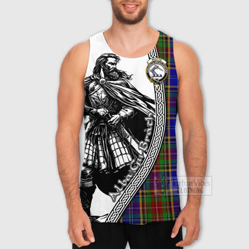 Beattie (Beatty) Tartan Clan Crest Men's Tank Top with Highlander Warrior Celtic Style - Tartan Vibes Clothing