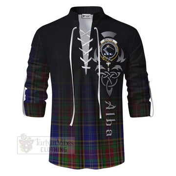 Beattie (Beatty) Tartan Ghillie Kilt Shirt Featuring Alba Gu Brath Family Crest Celtic Inspired - Tartan Vibes Clothing