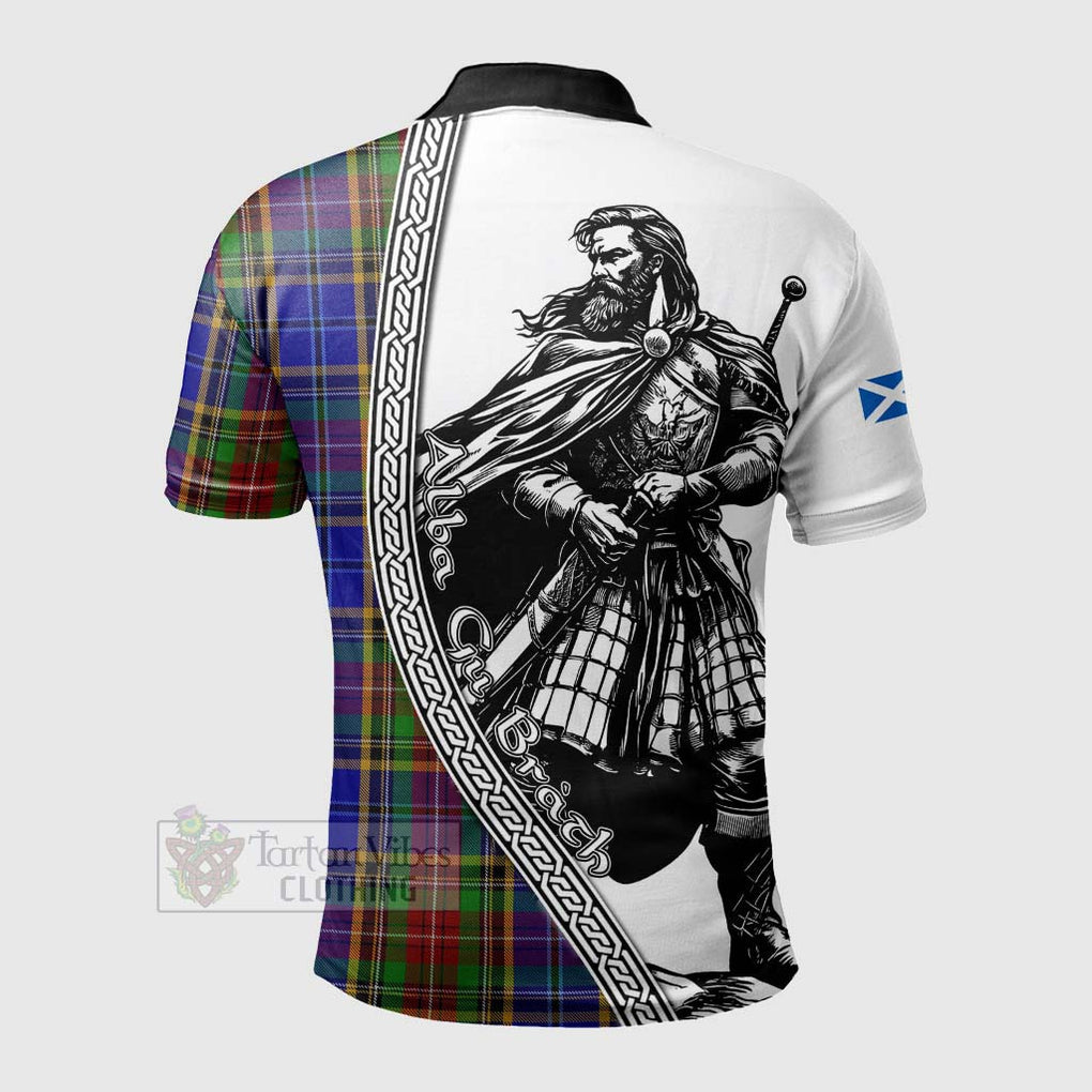Tartan Vibes Clothing Beattie (Beatty) Tartan Clan Crest Polo Shirt with Highlander Warrior Celtic Style