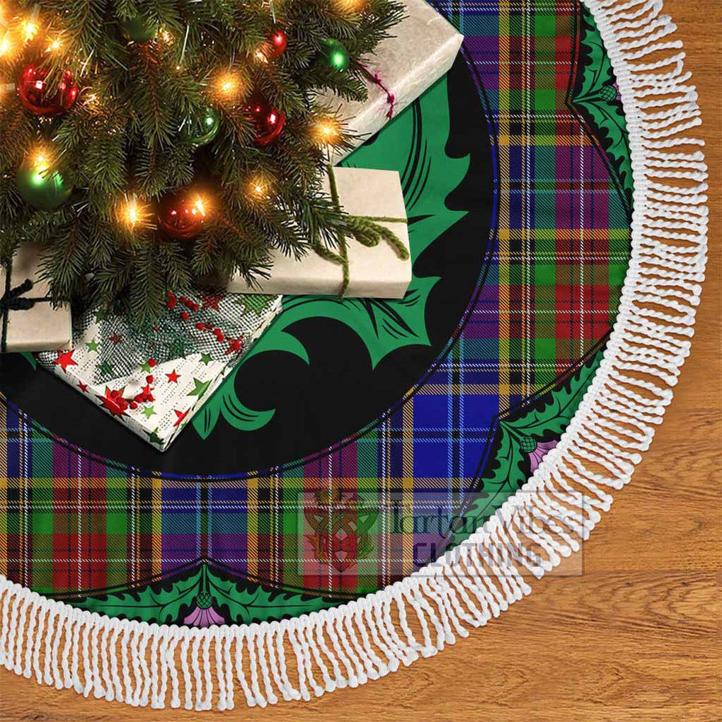 Beattie (Beatty) Tartan Christmas Tree Skirt Scottish Thistle Style - Tartan Vibes Clothing