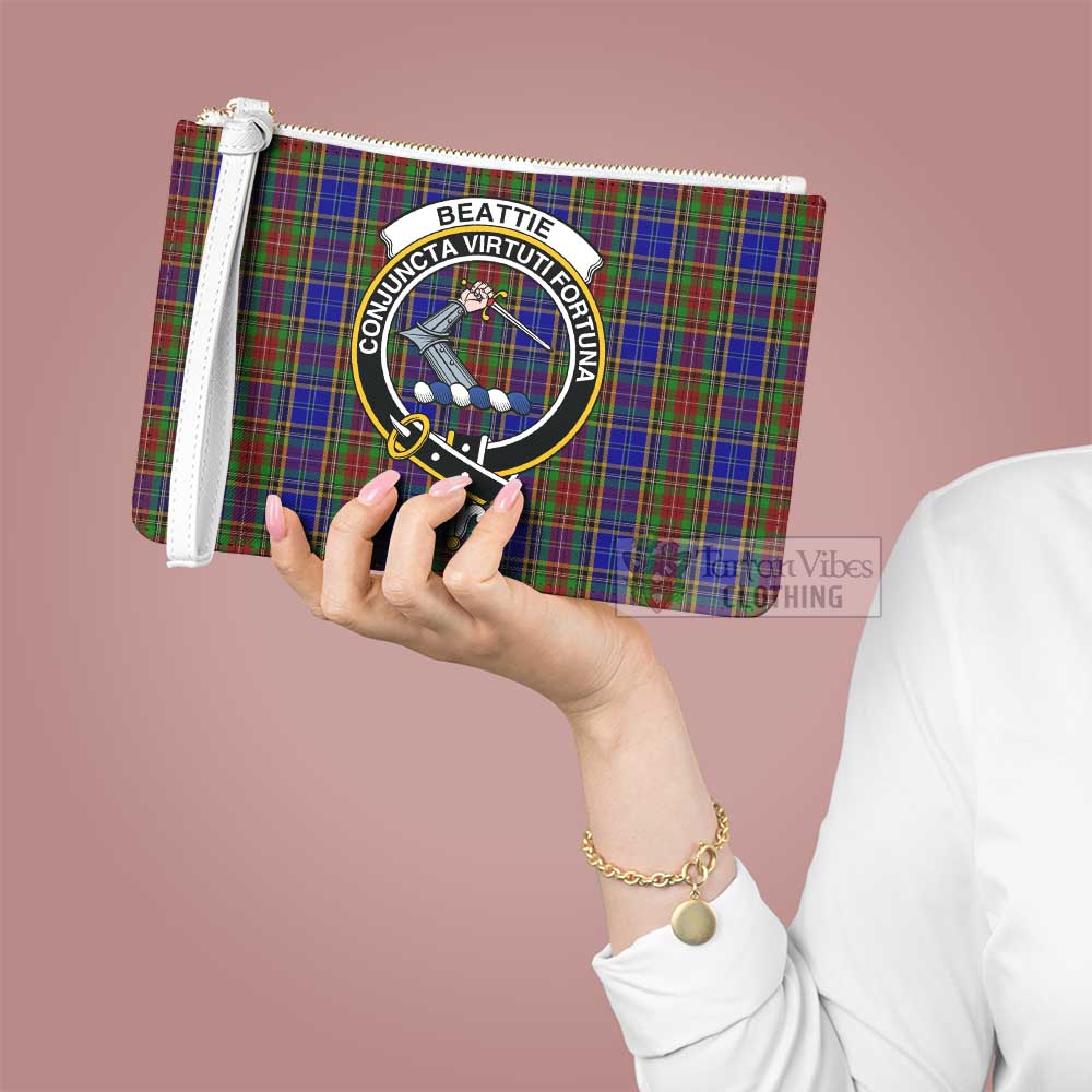 Tartan Vibes Clothing Beattie (Beatty) Family Crest Tartan Clutch Bag