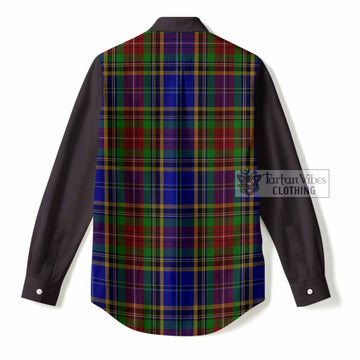 Beattie (Beatty) Tartan Accent Women Casual Shirt with Family Crest