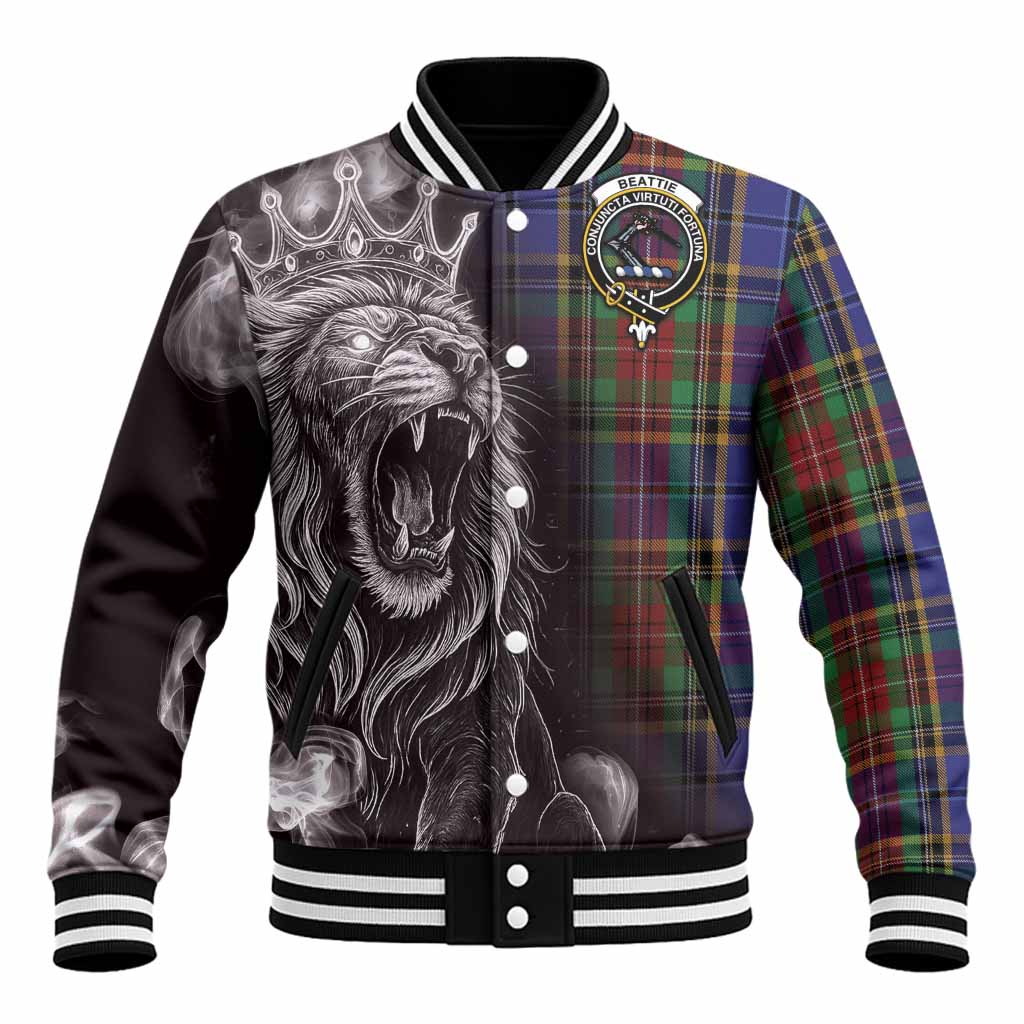 Beattie (Beatty) Tartan Baseball Jacket Roaring Lion Heritage