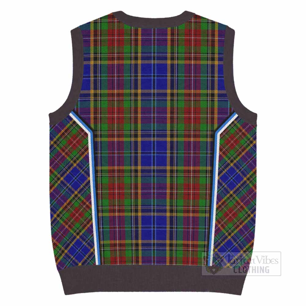 Beattie (Beatty) Tartan Crest Knitted V-Neck Vest Scotland Coat of Arm Flag Style - Tartan Vibes Clothing