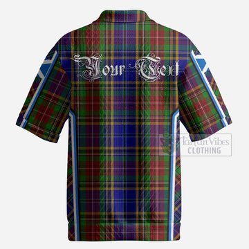 Beattie (Beatty) Tartan Crest Men’s Polo Sweater Top Scotland Coat of Arm Flag Style