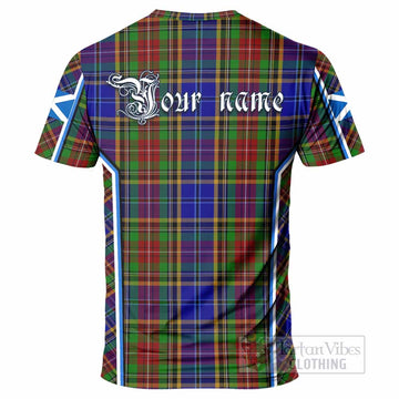 Beattie (Beatty) Tartan Crest T-shirt Scotland Coat of Arm Flag Style