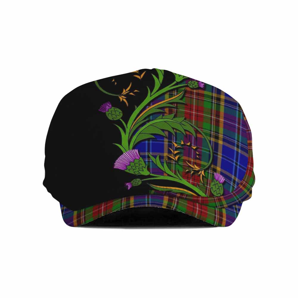 Beattie (Beatty) Tartan Flat Cap, Jeff Cap Scottish Thistle Pride Heritage Art