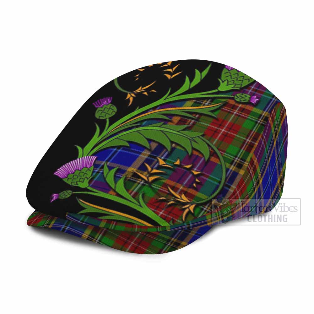 Beattie (Beatty) Tartan Flat Cap, Jeff Cap Scottish Thistle Pride Heritage Art