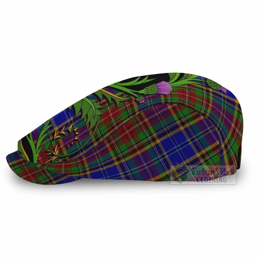 Beattie (Beatty) Tartan Flat Cap, Jeff Cap Scottish Thistle Pride Heritage Art