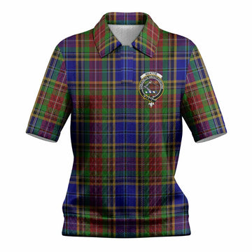 Beattie (Beatty) Tartan Women’s Polo Sweater Top with Family Crest