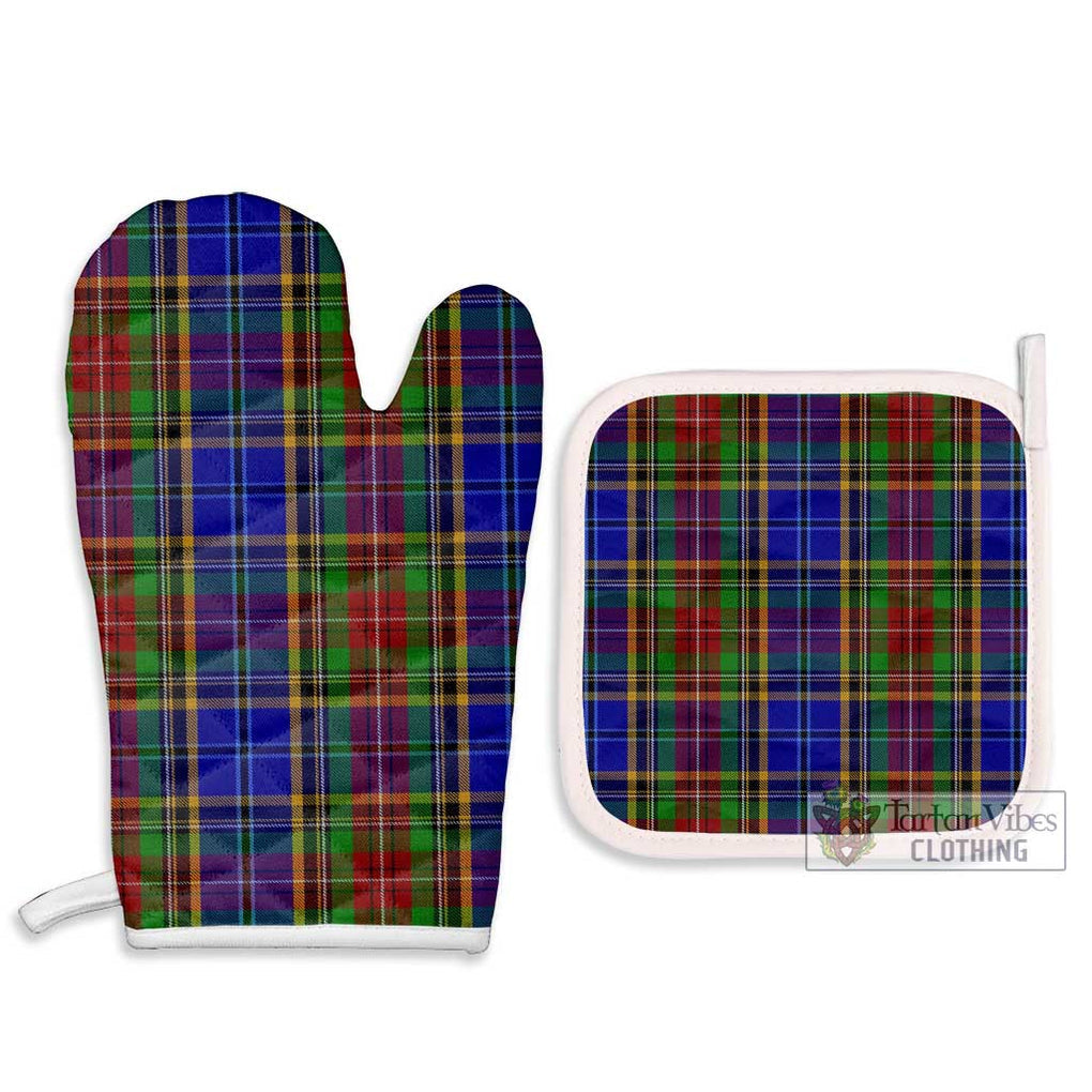 Beattie or Beatty Tartan Combo Oven Mitt & Pot-Holder Combo 1 Oven Mitt & 2 Pot-Holder White - Tartan Vibes Clothing