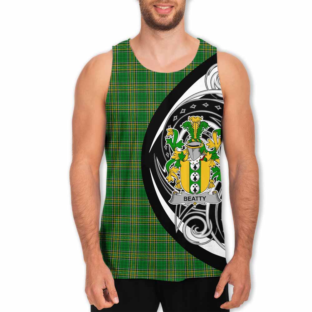 Beatty Irish Clan Men's Tank Top Celtic Circle Style Men - Tartan Vibes Clothing