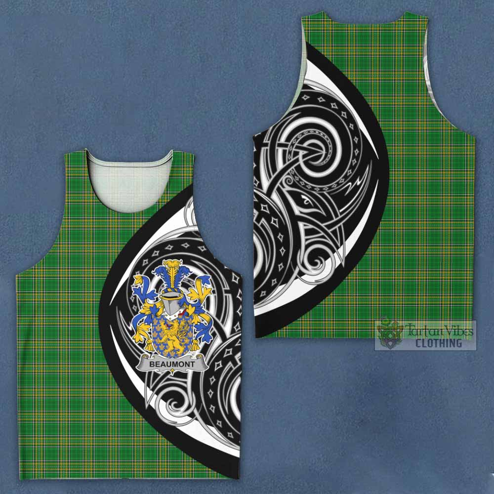 Beaumont Irish Clan Men's Tank Top Celtic Circle Style - Tartan Vibes Clothing