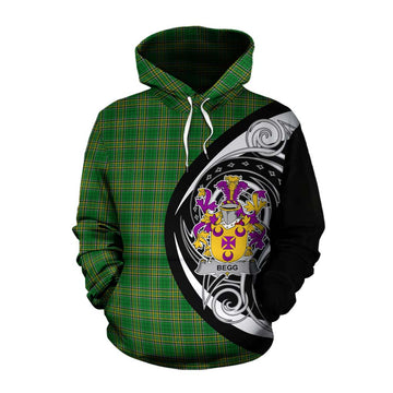 Begg Irish Clan Cotton Hoodie Celtic Circle Style
