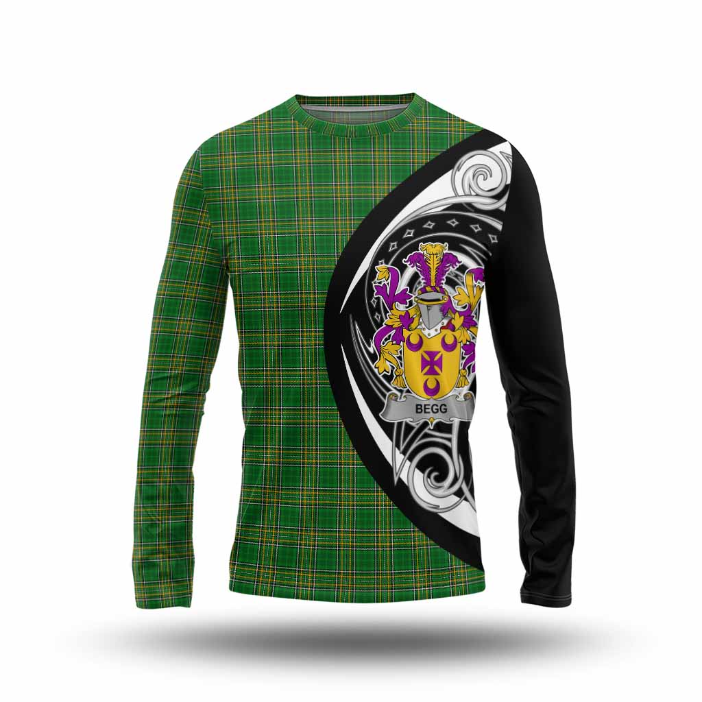Begg Irish Clan Long Sleeve T-Shirt Celtic Circle Style Unisex - Tartan Vibes Clothing