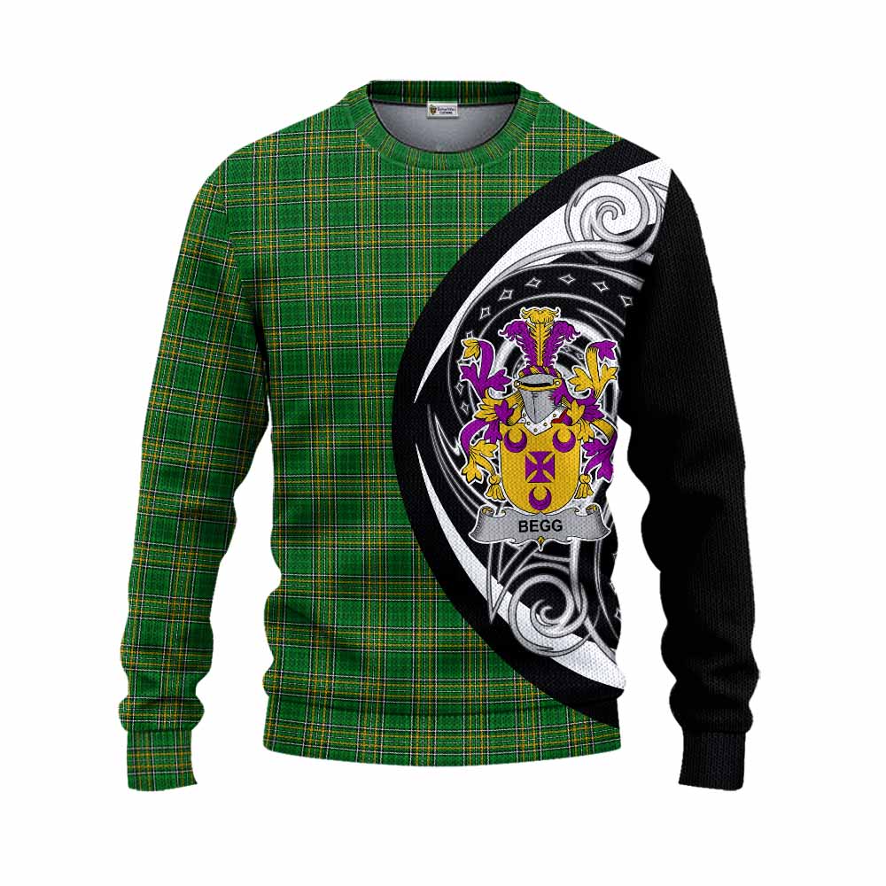 Tartan Vibes Clothing Begg Irish Clan Knitted Sweater Celtic Circle Style