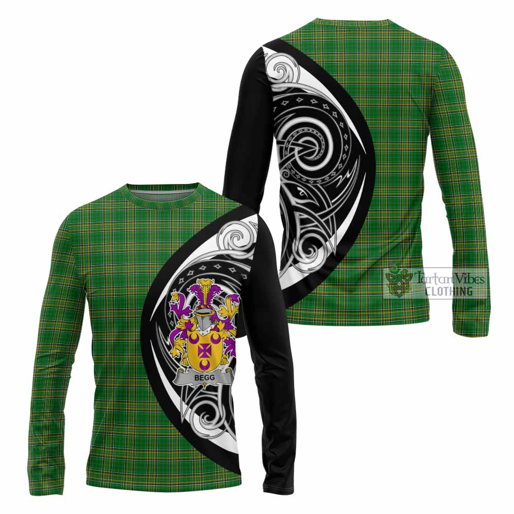 Begg Irish Clan Long Sleeve T-Shirt Celtic Circle Style - Tartan Vibes Clothing