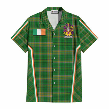 Begg Irish Clan Coat of Arm Tartan Cotton Hawaiian Shirt Flag Style