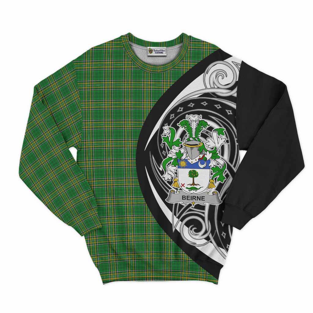 Beirne Irish Clan Sweatshirt Celtic Circle Style Unisex - Tartan Vibes Clothing