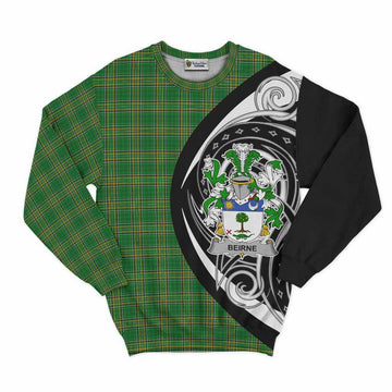 Beirne Irish Clan Sweatshirt Celtic Circle Style Unisex - Tartan Vibes Clothing