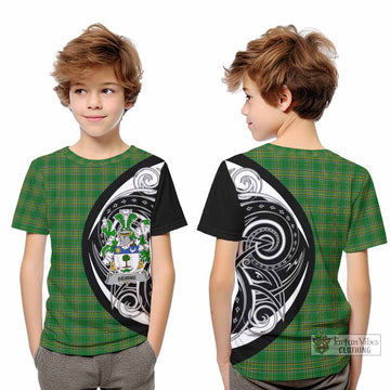 Beirne Irish Clan Kid T-Shirt Celtic Circle Style