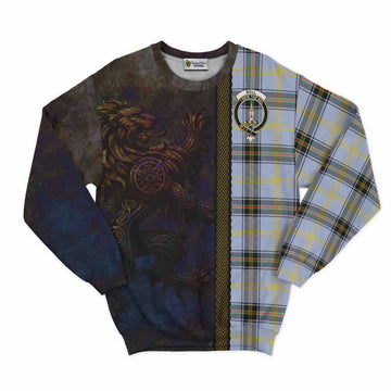 Bell Tartan Family Crest Sweatshirt Alba Gu Brath Be Brave Lion Ancient Style