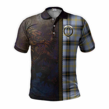 Bell Tartan Family Crest Polo Shirt Alba Gu Brath Be Brave Lion Ancient Style
