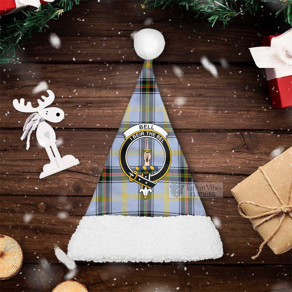 Tartan Vibes Clothing Bell Tartan Christmas Santa Hats with Family Crest