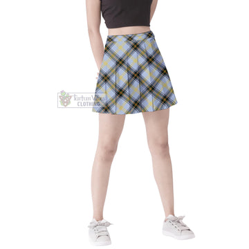 Bell Tartan Women's Plated Mini Skirt Cross Style