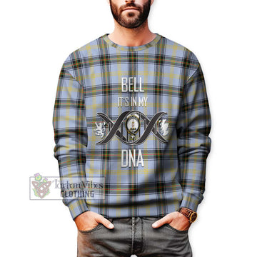 Bell Tartan Sweatshirt with Family Crest DNA In Me Style Unisex - Tartanvibesclothing Shop