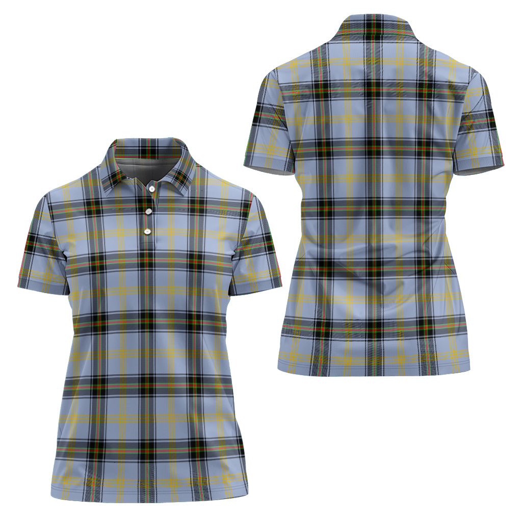 Bell Tartan Polo Shirt For Women Women - Tartanvibesclothing