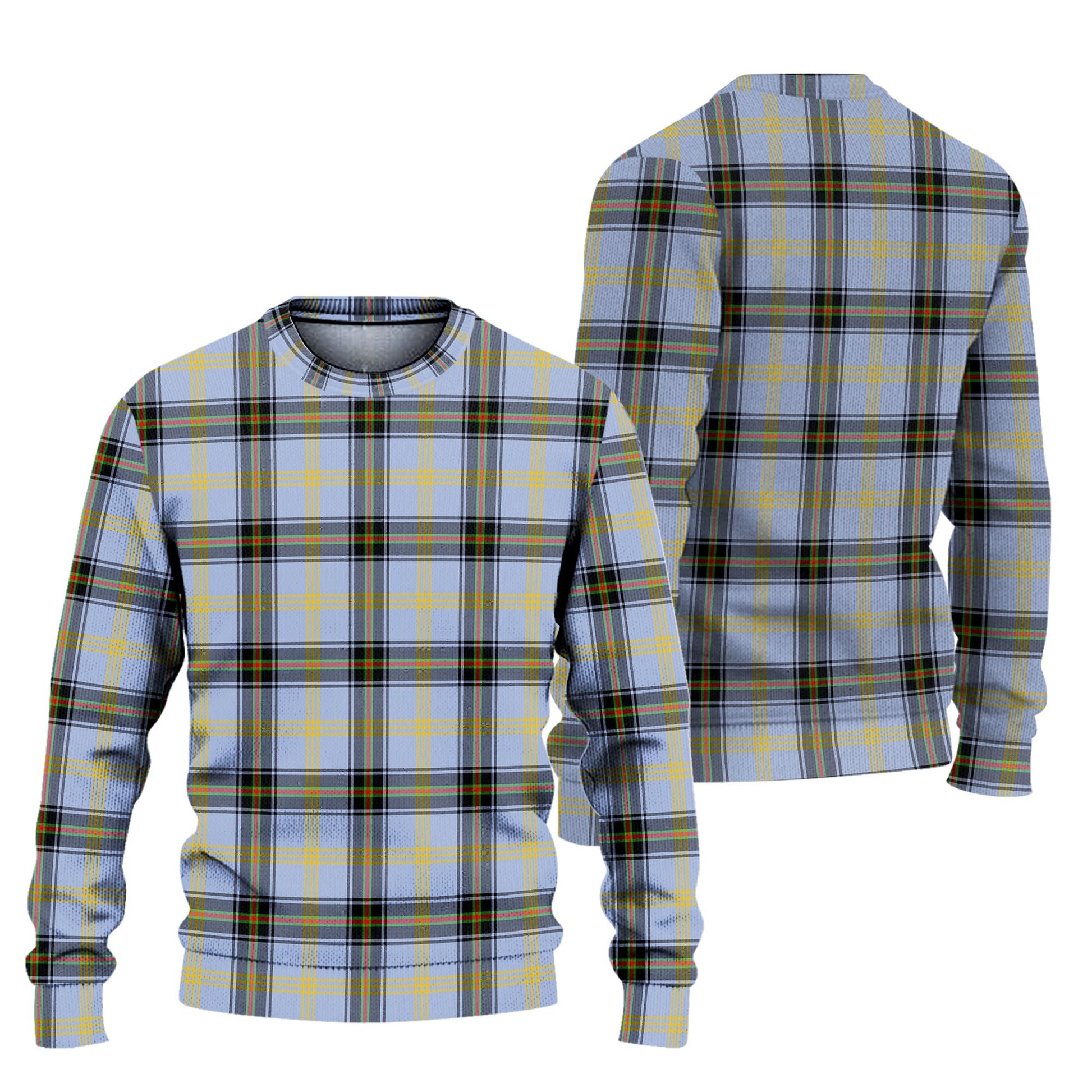 Bell Tartan Knitted Sweater Unisex - Tartanvibesclothing