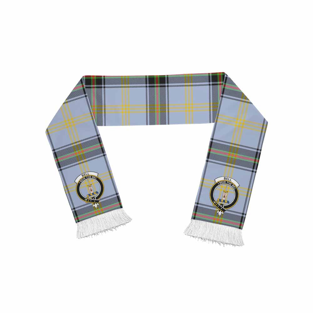 Tartan Vibes Clothing Bell Tartan Ruffneck Scarf with Family Crest