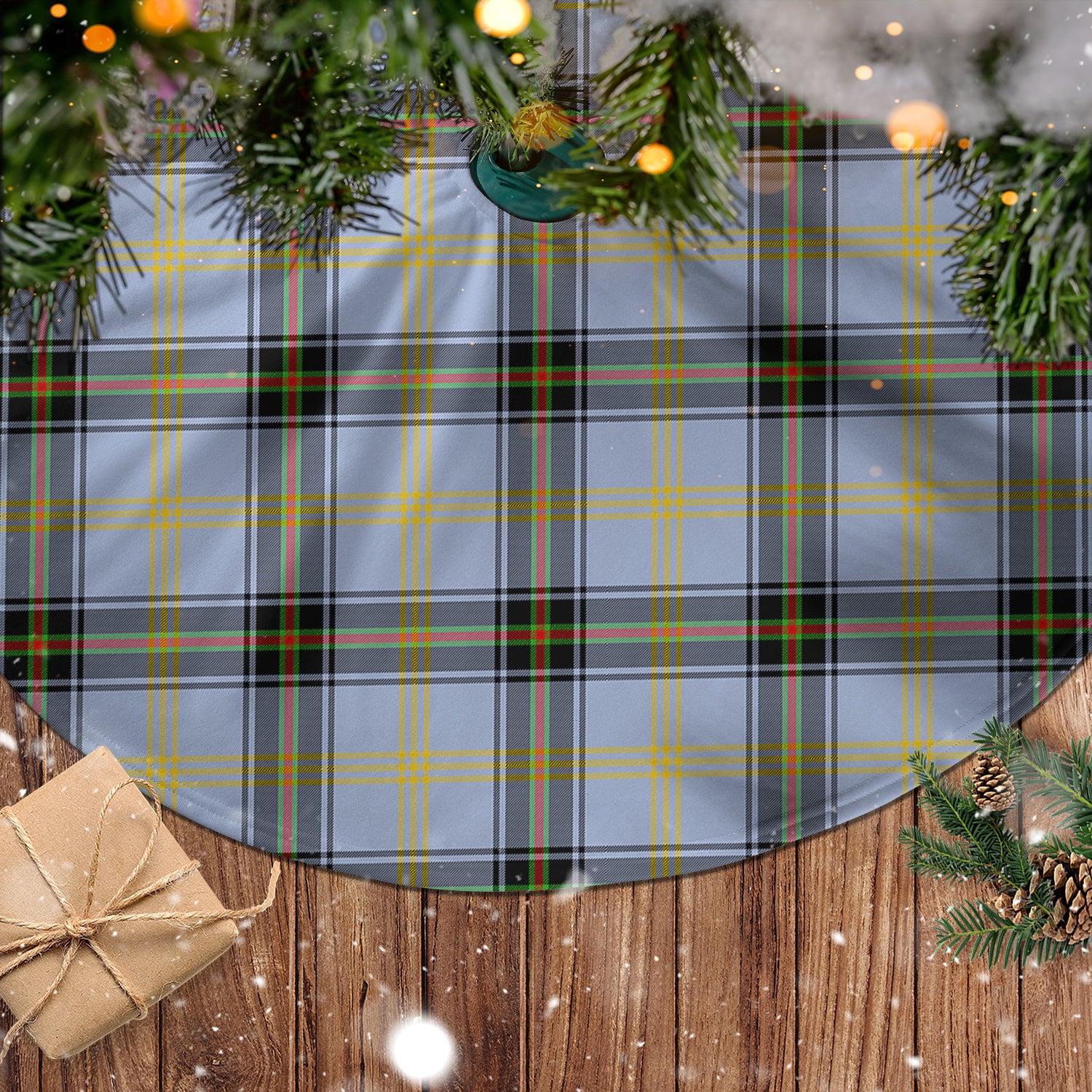 Bell Tartan Christmas Tree Skirt - Tartanvibesclothing