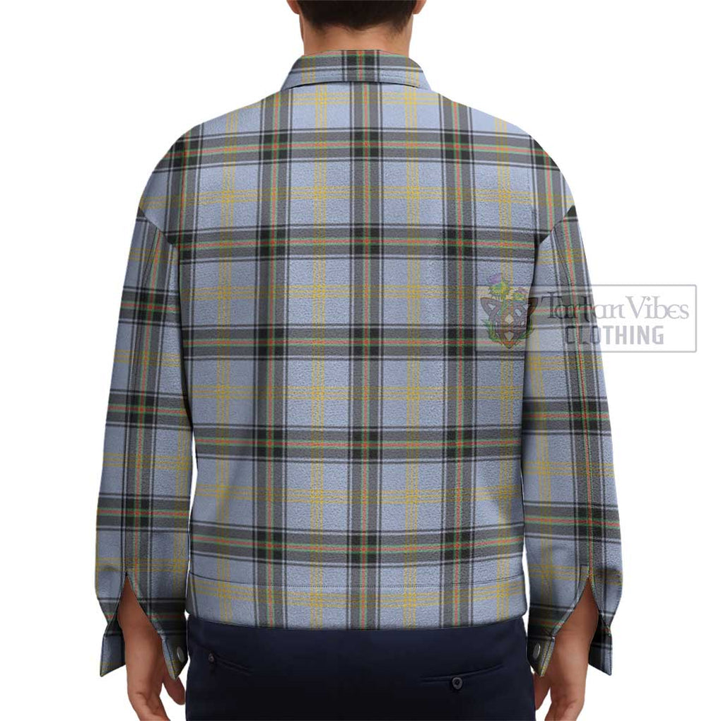 Bell Tartan Unisex Lapel Cotton Jacket - Tartan Vibes Clothing