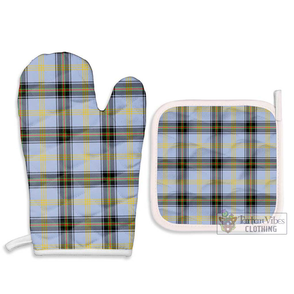 Bell Tartan Combo Oven Mitt & Pot-Holder Combo 1 Oven Mitt & 2 Pot-Holder White - Tartan Vibes Clothing