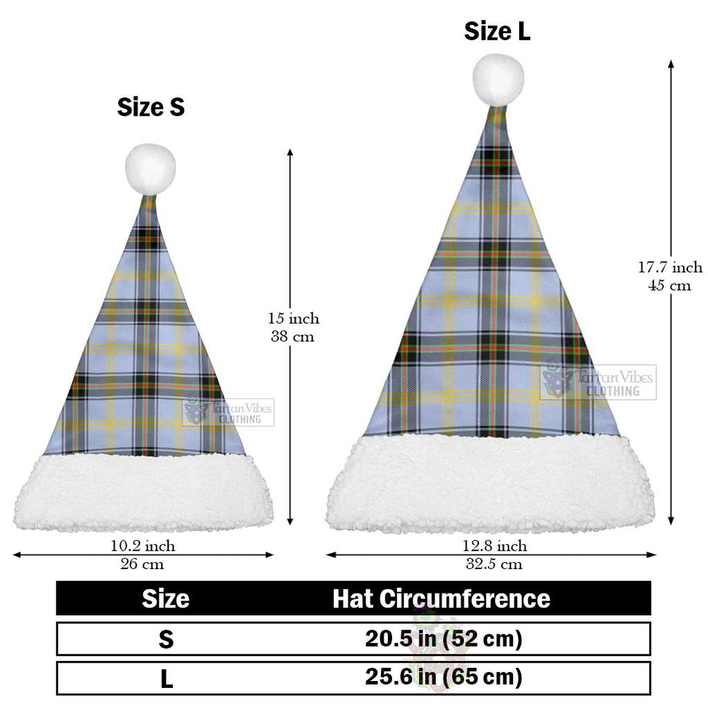 Tartan Vibes Clothing Bell Tartan Christmas Santa Hats