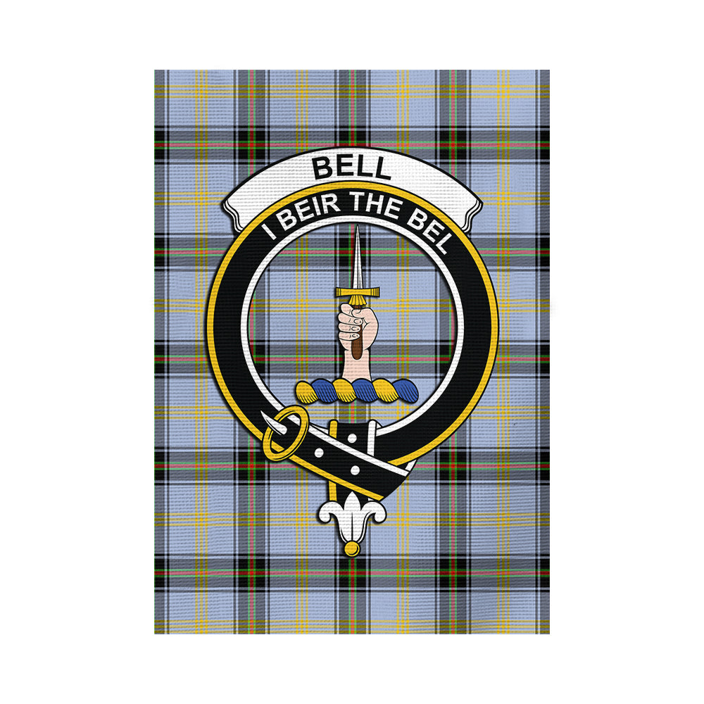 Bell Tartan Flag with Family Crest - Tartan Vibes Clothing