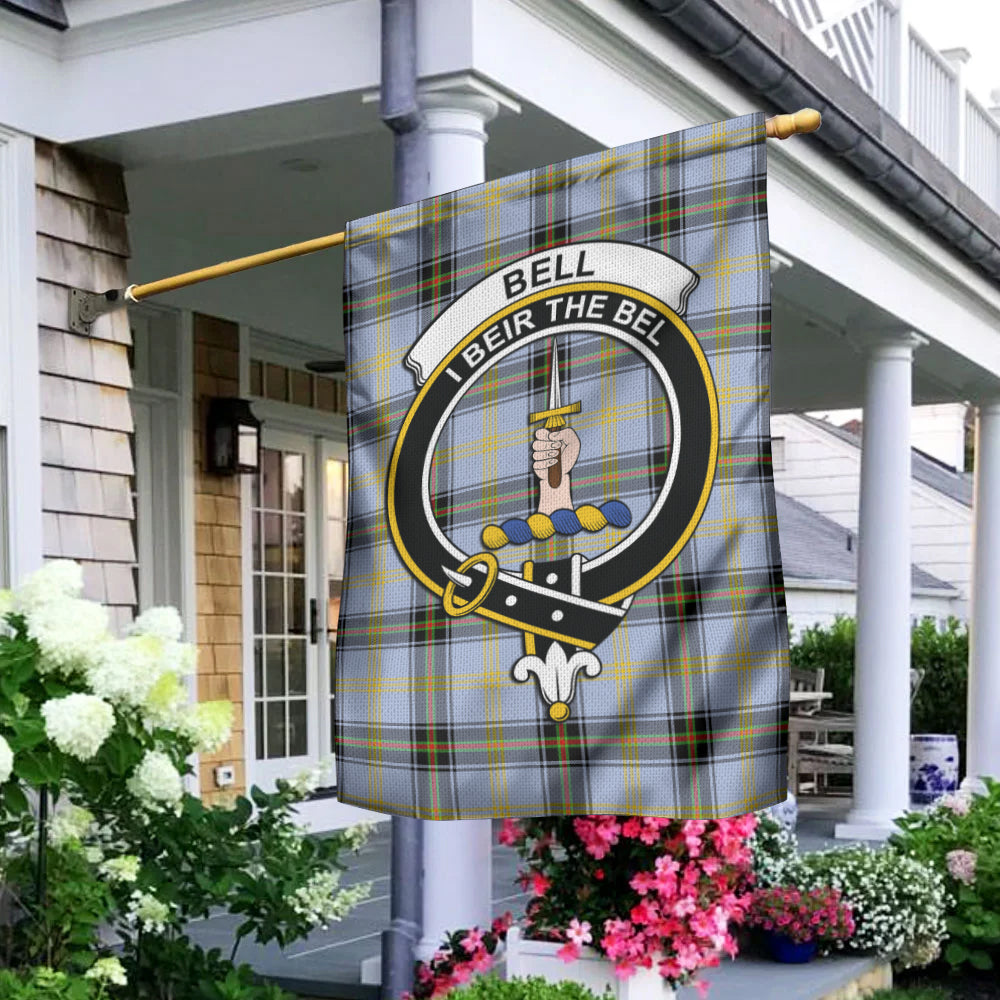 Bell Tartan Flag with Family Crest - Tartan Vibes Clothing