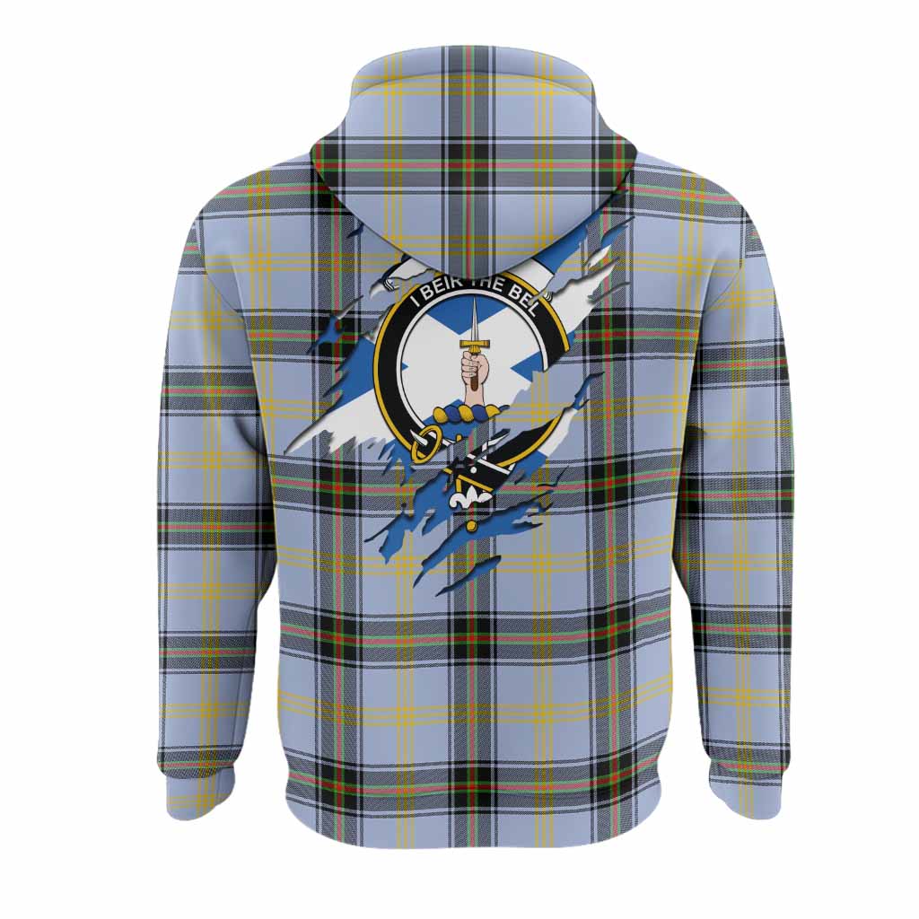 Bell Clan Crest In Me Tartan Hoodie Scotland Flag Style