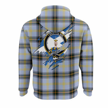 Bell Clan Crest In Me Tartan Hoodie Scotland Flag Style