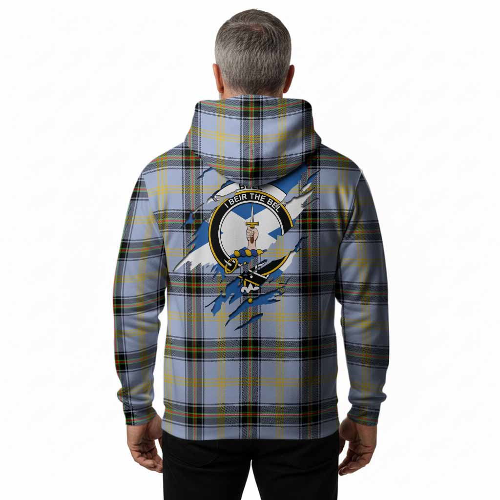 Bell Clan Crest In Me Tartan Hoodie Scotland Flag Style